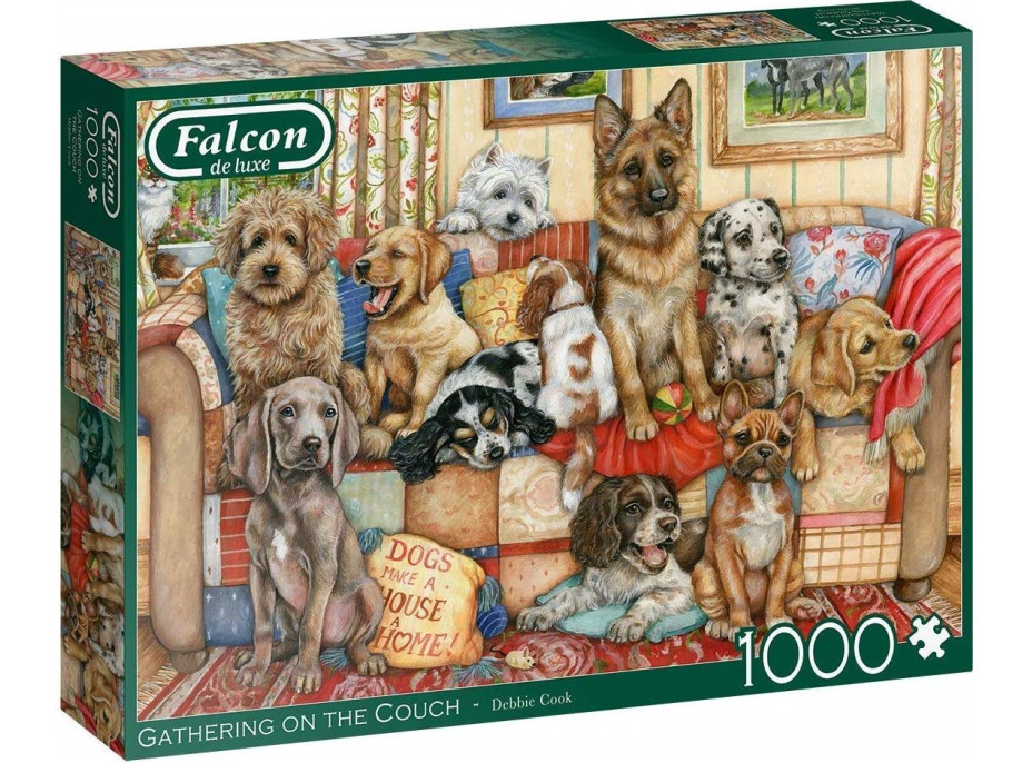 FALCON Puzzle Stretnutie na gauči 1000 dielikov