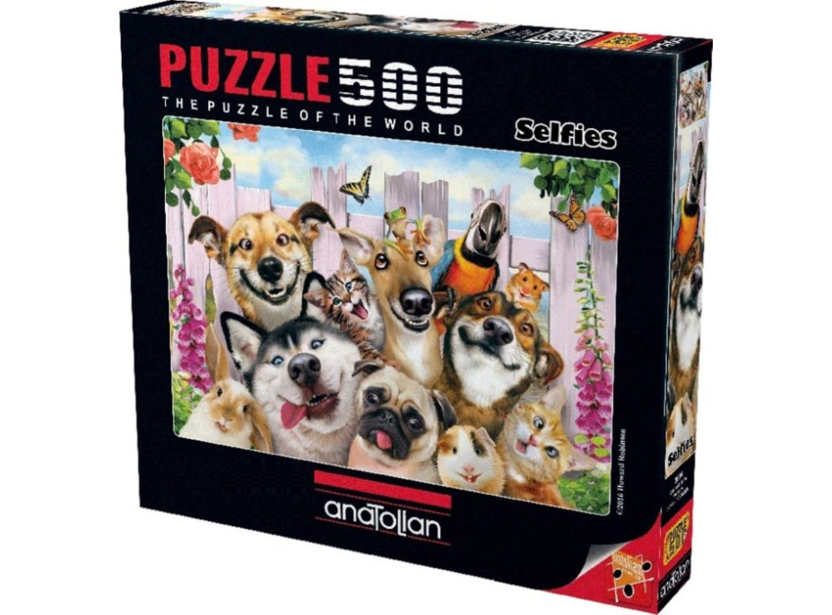 ANATOLIAN Puzzle Selfie domácich maznáčikov 500 dielikov