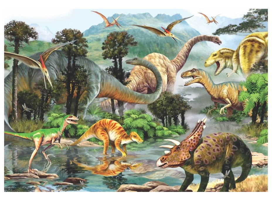 ANATOLIAN Puzzle Svet pravekých dinosaurov 260 dielikov