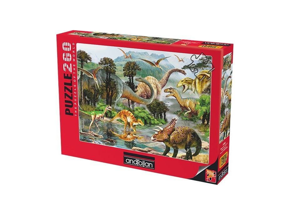 ANATOLIAN Puzzle Svet pravekých dinosaurov 260 dielikov