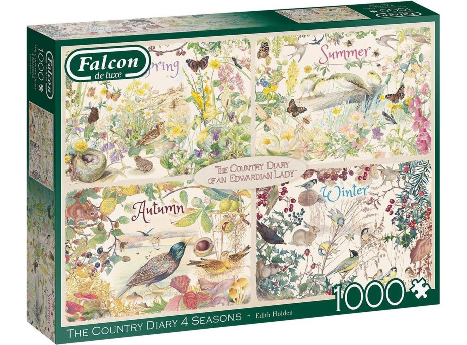 FALCON Puzzle Dedinský denník štyroch ročných období 1000 dielikov