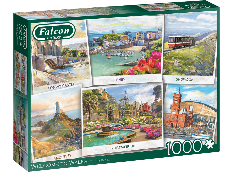 FALCON Puzzle Vitajte vo Walese 1000 dielikov