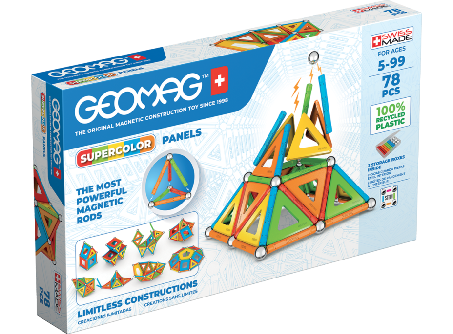 GEOMAG Supercolor Panels 78 dielikov