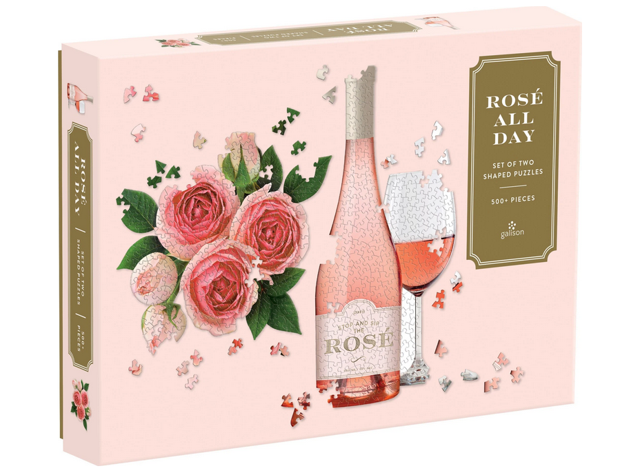 GALISON Tvarové puzzle Rosé All Day 2v1 501 dielikov