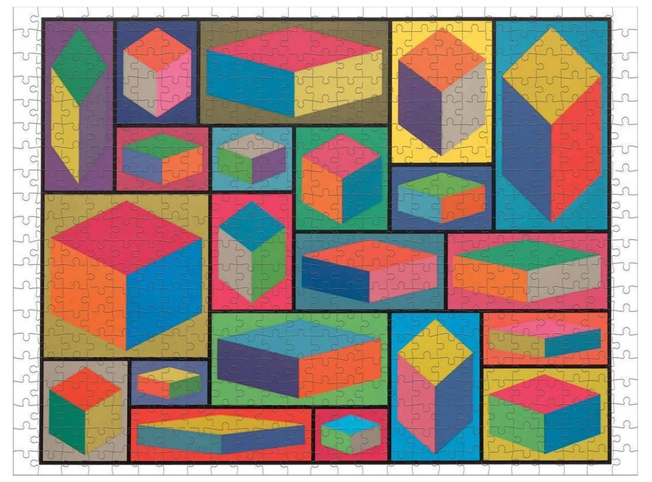 GALISON Obojstranné puzzle Sol Lewitt 500 dielikov