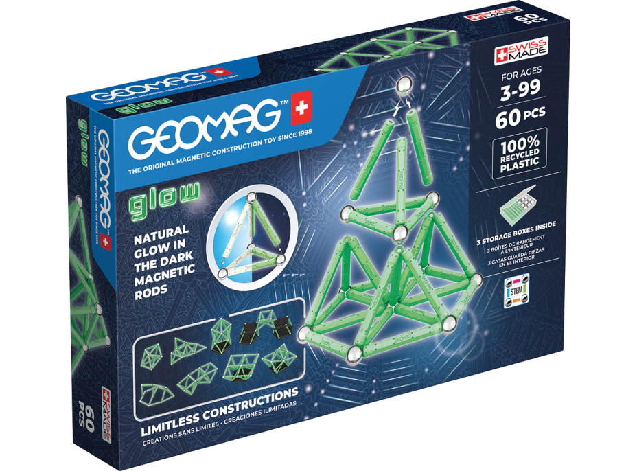 GEOMAG Glow 60 dielikov