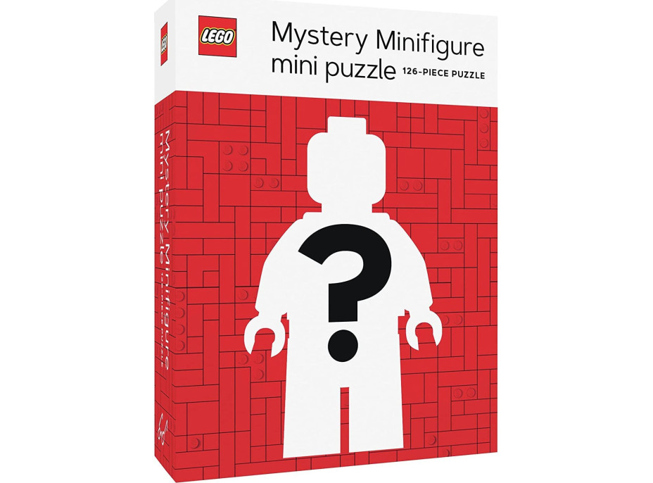 CHRONICLE BOOKS Mini Puzzle LEGO® Mystery Minifigúrka (Red Edition) 126 dielikov