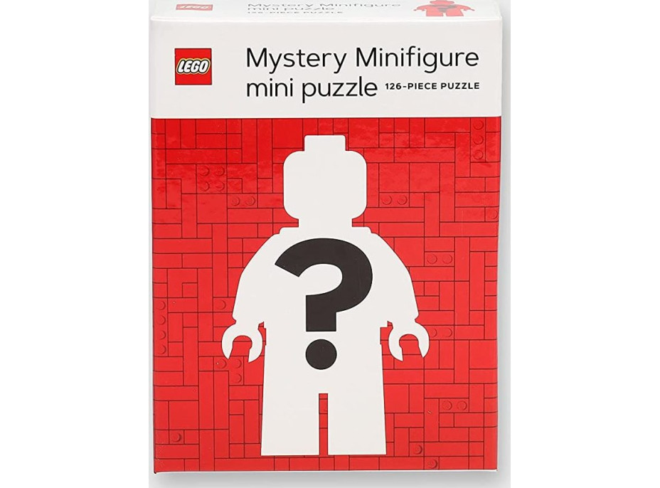 CHRONICLE BOOKS Mini Puzzle LEGO® Mystery Minifigúrka (Red Edition) 126 dielikov