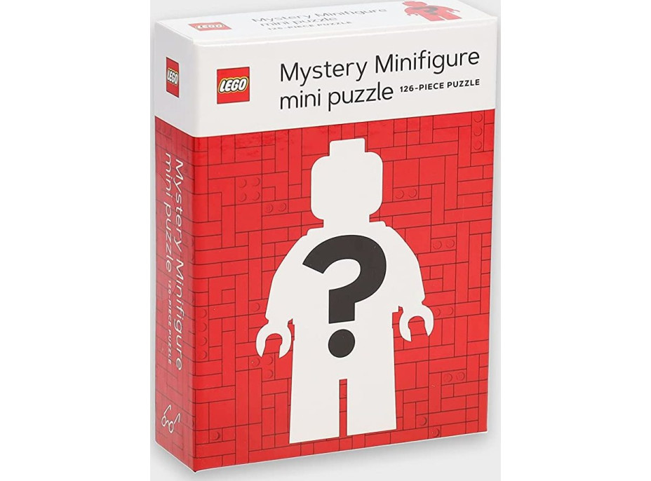 CHRONICLE BOOKS Mini Puzzle LEGO® Mystery Minifigúrka (Red Edition) 126 dielikov