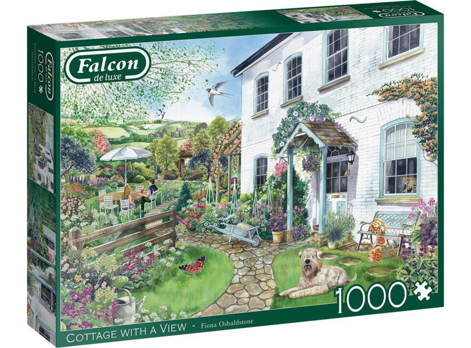 FALCON Puzzle Domček s výhľadom 1000 dielikov