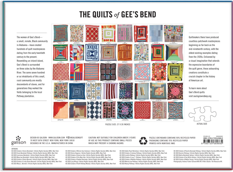 GALISON Puzzle Gee&#39;s Bend: Deky 1000 dielikov