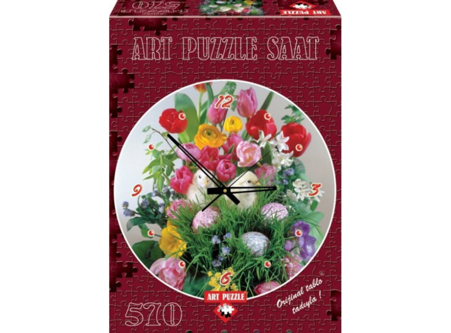 ART PUZZLE Puzzle hodiny Vieš, že ťa milujem 570 dielikov