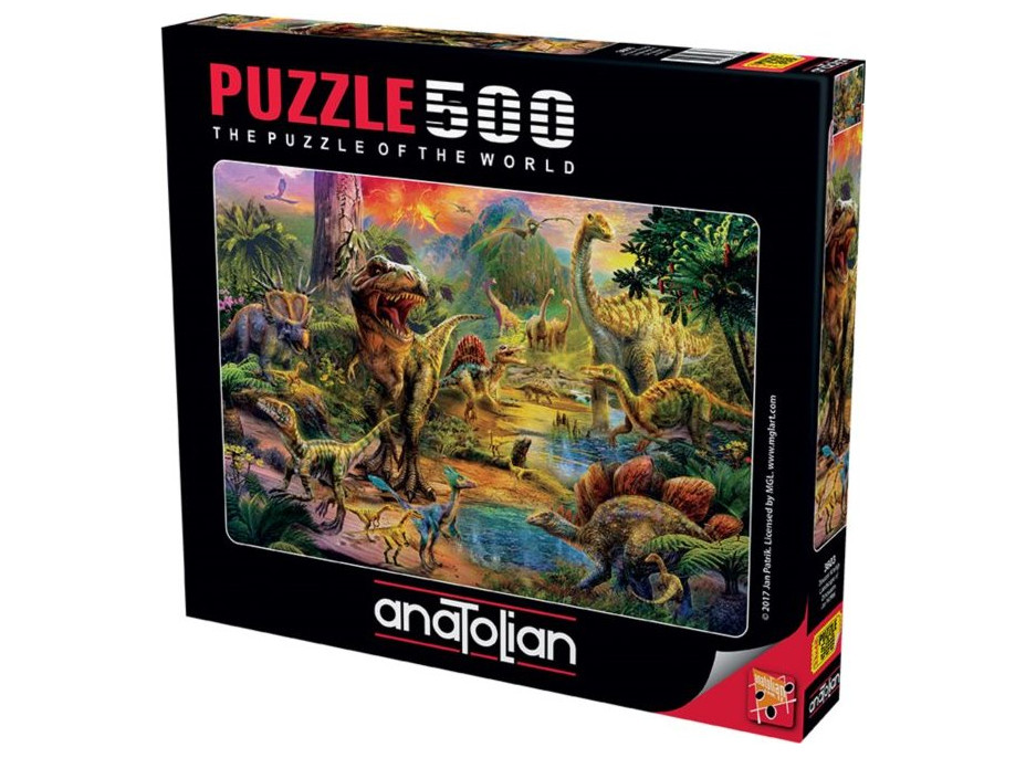 ANATOLIAN Puzzle Kráľovstvo dinosaurov 500 dielikov