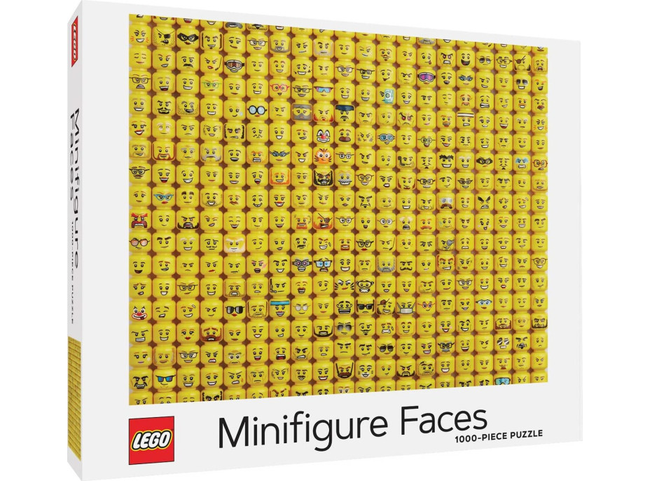 CHRONICLE BOOKS Puzzle LEGO® Minifigure Faces 1000 dielikov