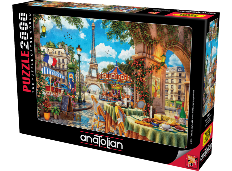 ANATOLIAN Puzzle Parížsky deň 2000 dielikov