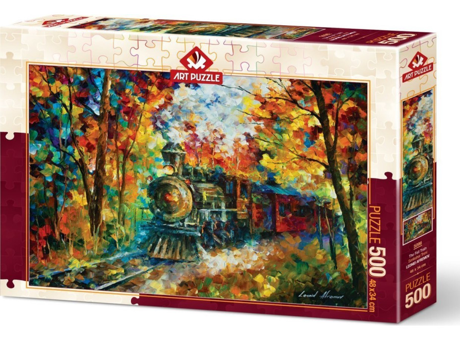 ART PUZZLE Puzzle Jesenný vlak 500 dielikov