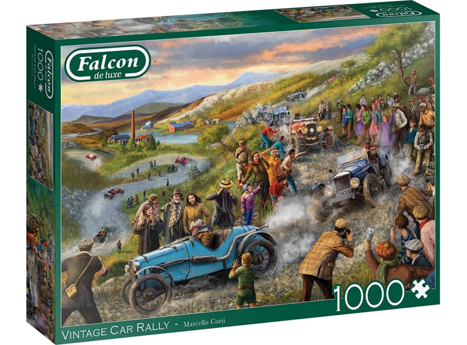 FALCON Puzzle Rallye historických automobilov 1000 dielikov