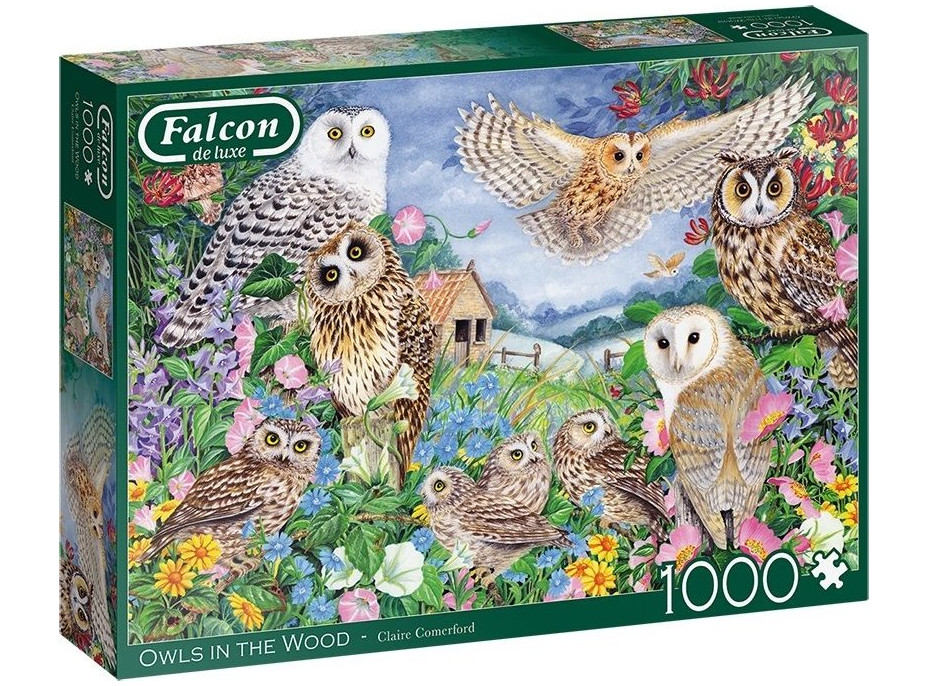 FALCON Puzzle Sovy v lese 1000 dielikov