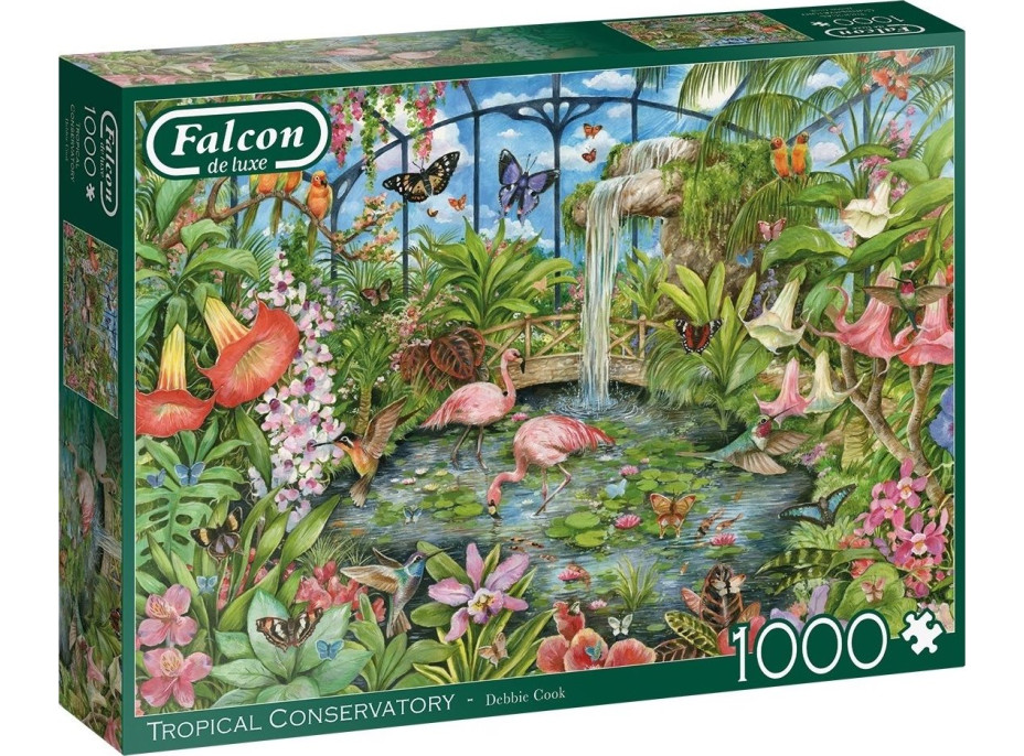 FALCON Puzzle Tropický skleník 1000 dielikov