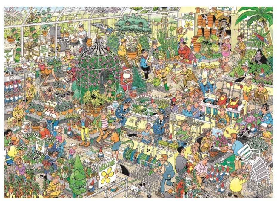 JUMBO Puzzle JvH Záhradné centrum 1000 dielikov