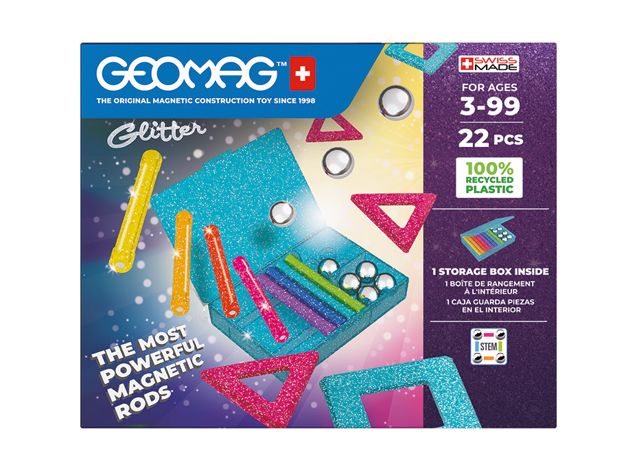 GEOMAG Glitter 22 dielikov