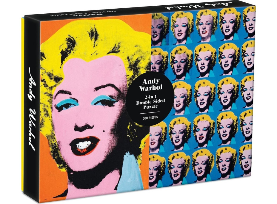 GALISON Obojstranné puzzle Andy Warhol Marilyn 500 dielikov