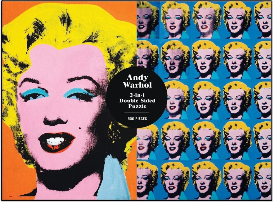 GALISON Obojstranné puzzle Andy Warhol Marilyn 500 dielikov