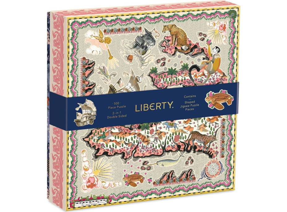 GALISON Obojstranné puzzle 2v1 Liberty Maxine London 500 dielikov