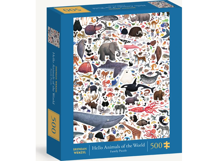 CHRONICLE BOOKS Puzzle Ahoj zvieratá celého sveta 500 dielikov