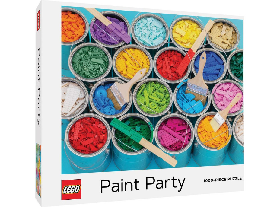 CHRONICLE BOOKS Puzzle LEGO® Paint Party 1000 dielikov