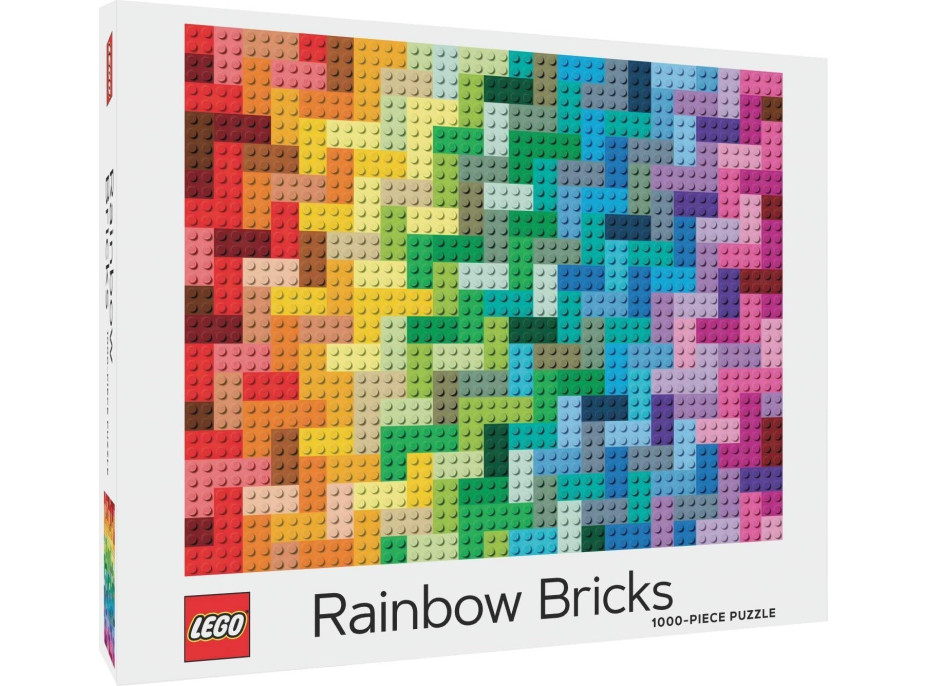 CHRONICLE BOOKS Puzzle LEGO® Rainbow Bricks 1000 dielikov