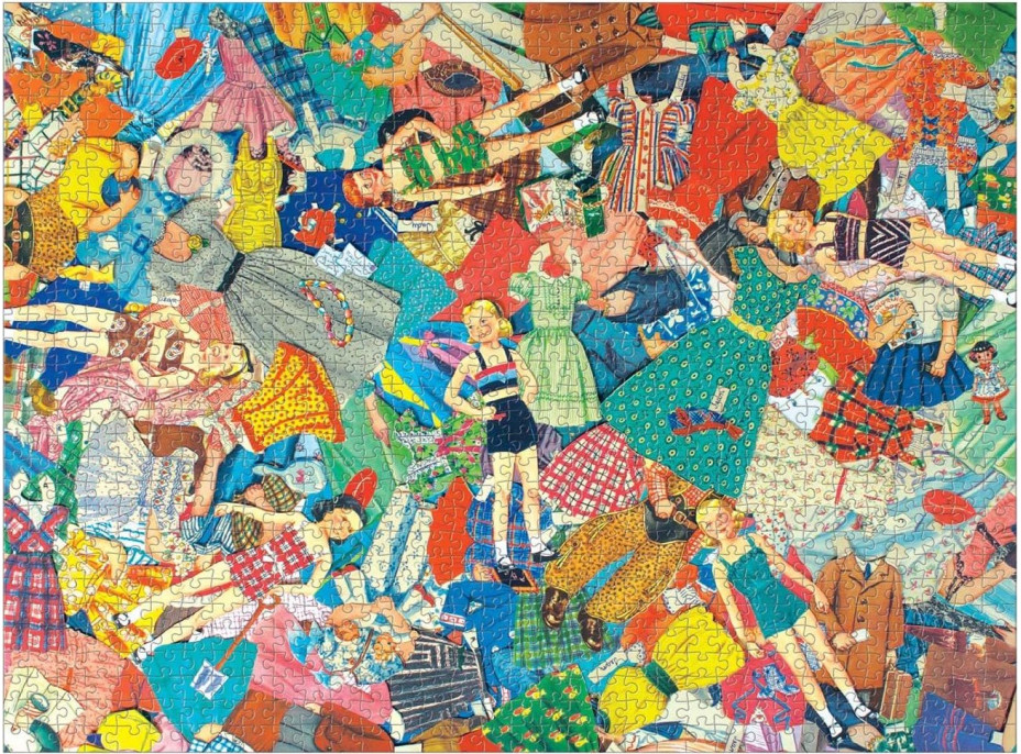 GALISON Puzzle Papierové bábiky 1000 dielikov