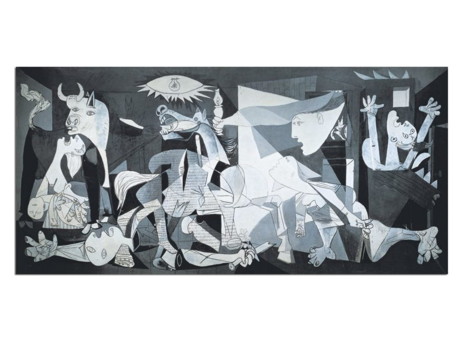 EDUCA Miniatúrne puzzle Guernica, Pablo Picasso 1000 dielikov