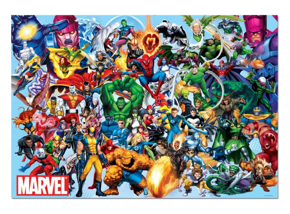 EDUCA Puzzle Hrdinovia Marvel 1000 dielikov