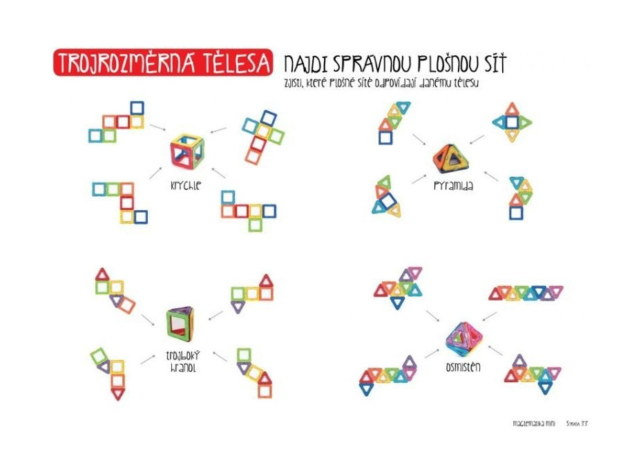 MAGFORMERS Magtematika box s učebnicou (slovensky) 67 dielikov