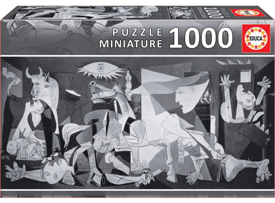 EDUCA Miniatúrne puzzle Guernica, Pablo Picasso 1000 dielikov