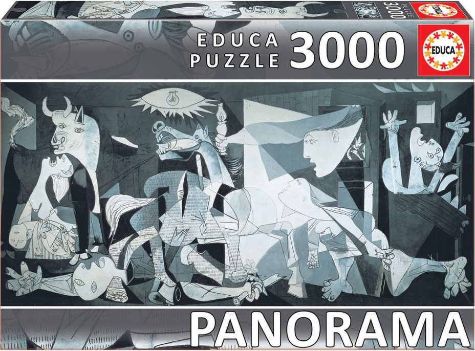 EDUCA Panoramatické puzzle Guernica, Pablo Picasso 3000 dielikov