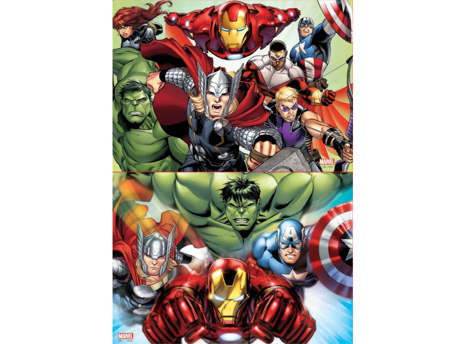 EDUCA Puzzle Avengers - Zjednotenie 2x48 dielikov