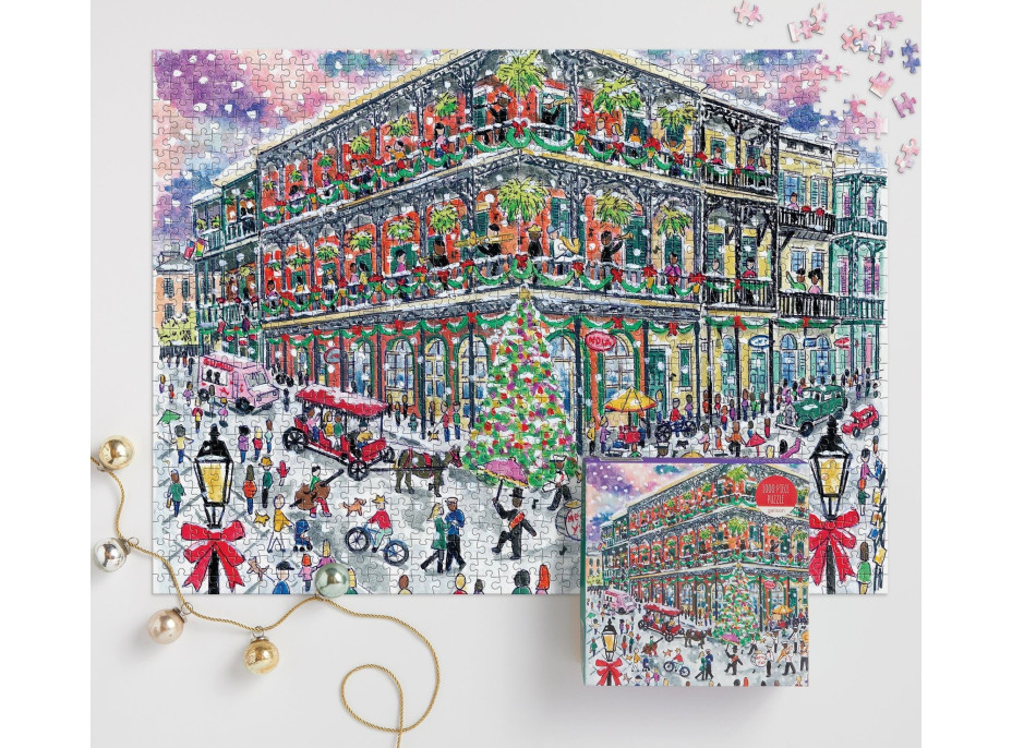 GALISON Puzzle Vianoce v New Orleans 1000 dielikov