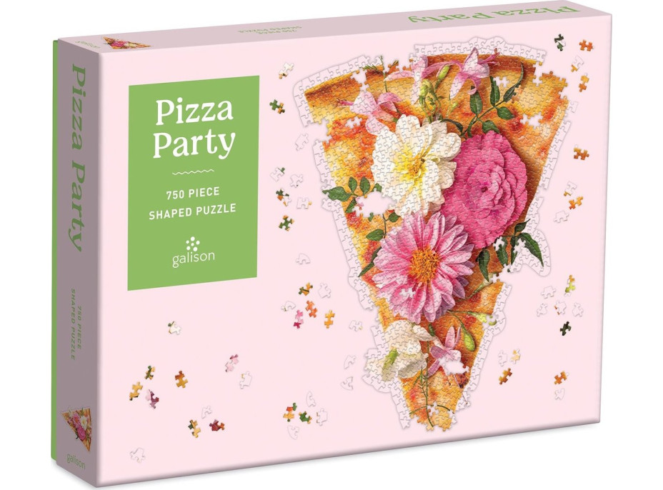 GALISON Tvarové puzzle Pizza párty 750 dielikov