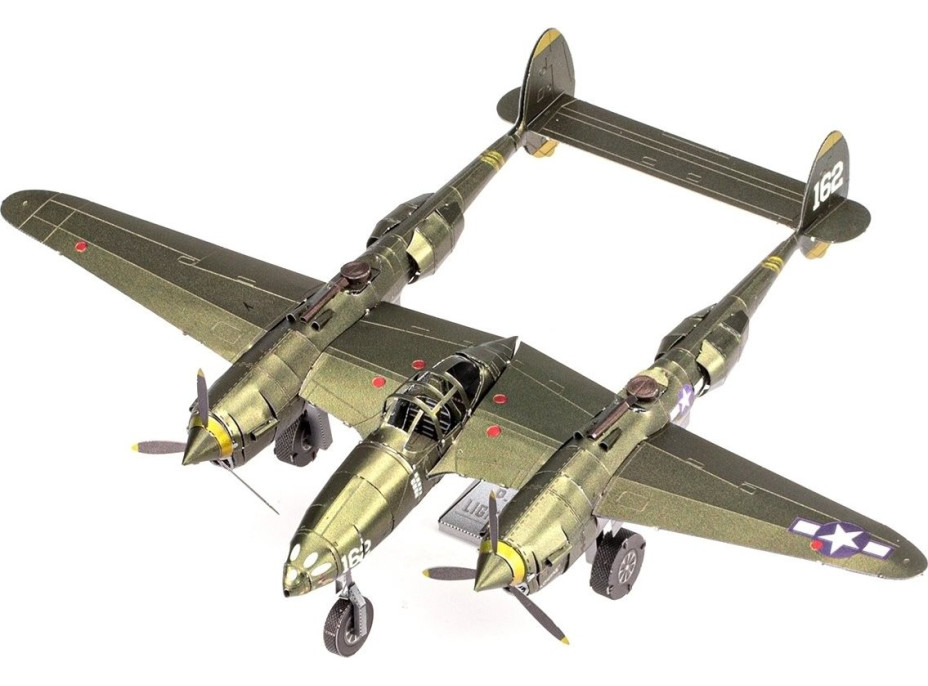 METAL EARTH 3D puzzle Lockheed Martin P-38 Lightning (ICONX)