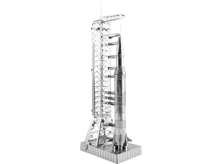 METAL EARTH 3D puzzle Apollo Saturn V s rampou