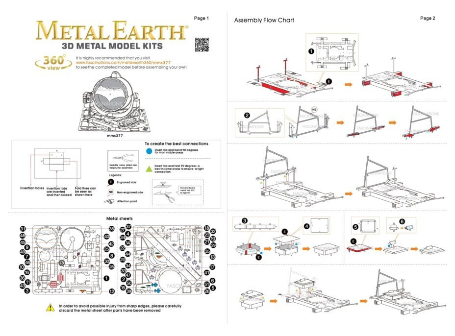 METAL EARTH 3D puzzle Batman vs. Superman: Bat-Signal