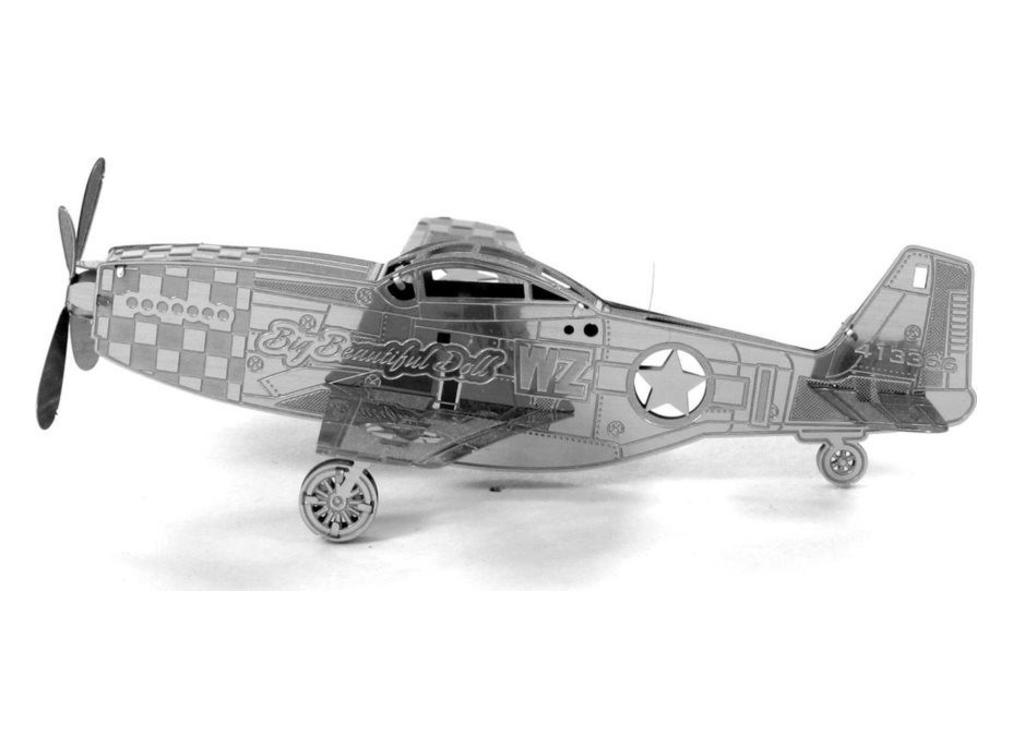 METAL EARTH 3D puzzle Lietadlo Mustang P-51