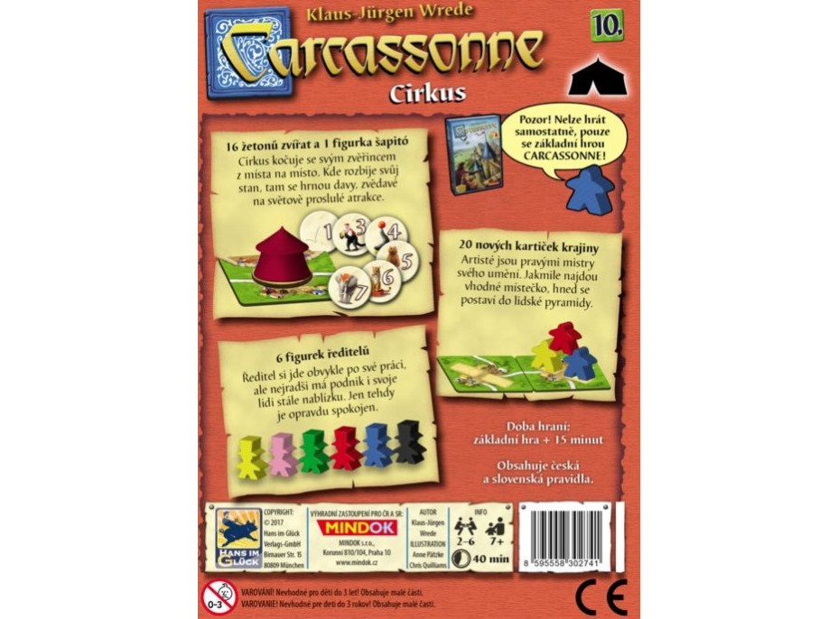 Carcassonne: Cirkus (10. rozšírenie)