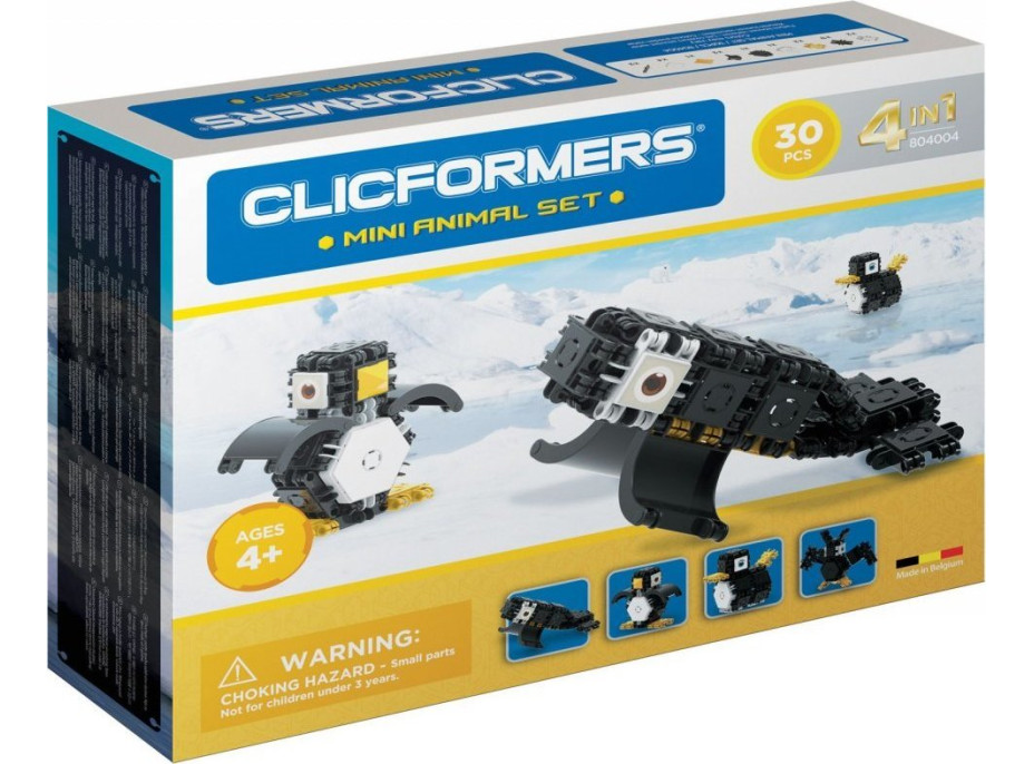 Clicformers Mini: Zvieratá 30 dielikov