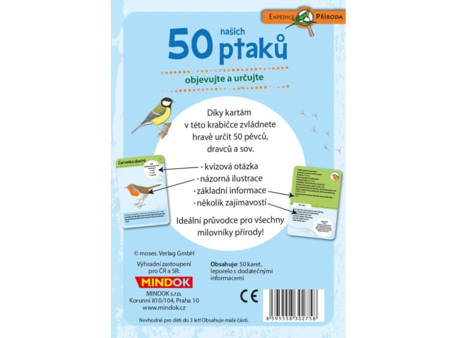 MINDOK Expedícia príroda: 50 našich vtákov