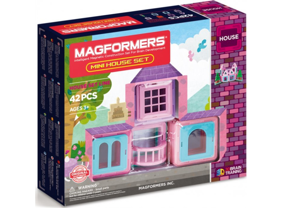 MAGFORMERS Mini House Set 42 dielikov