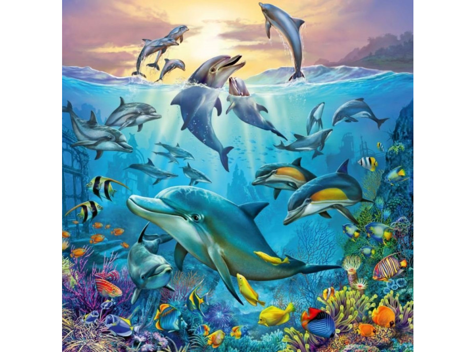 RAVENSBURGER Puzzle Zvieratá z oceánu 3x49 dielikov