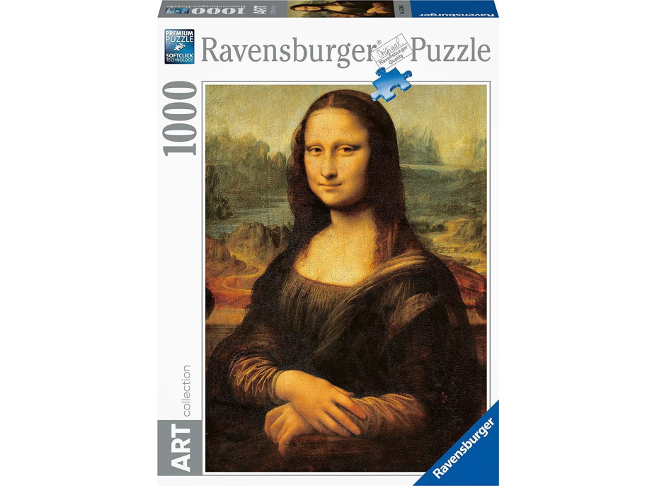 RAVENSBURGER Puzzle Art Collection: Mona Lisa 1000 dielikov